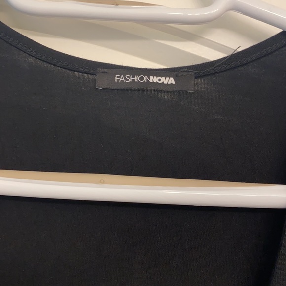 Black tank style fashion Nova bodysuit - Picture 8 of 9